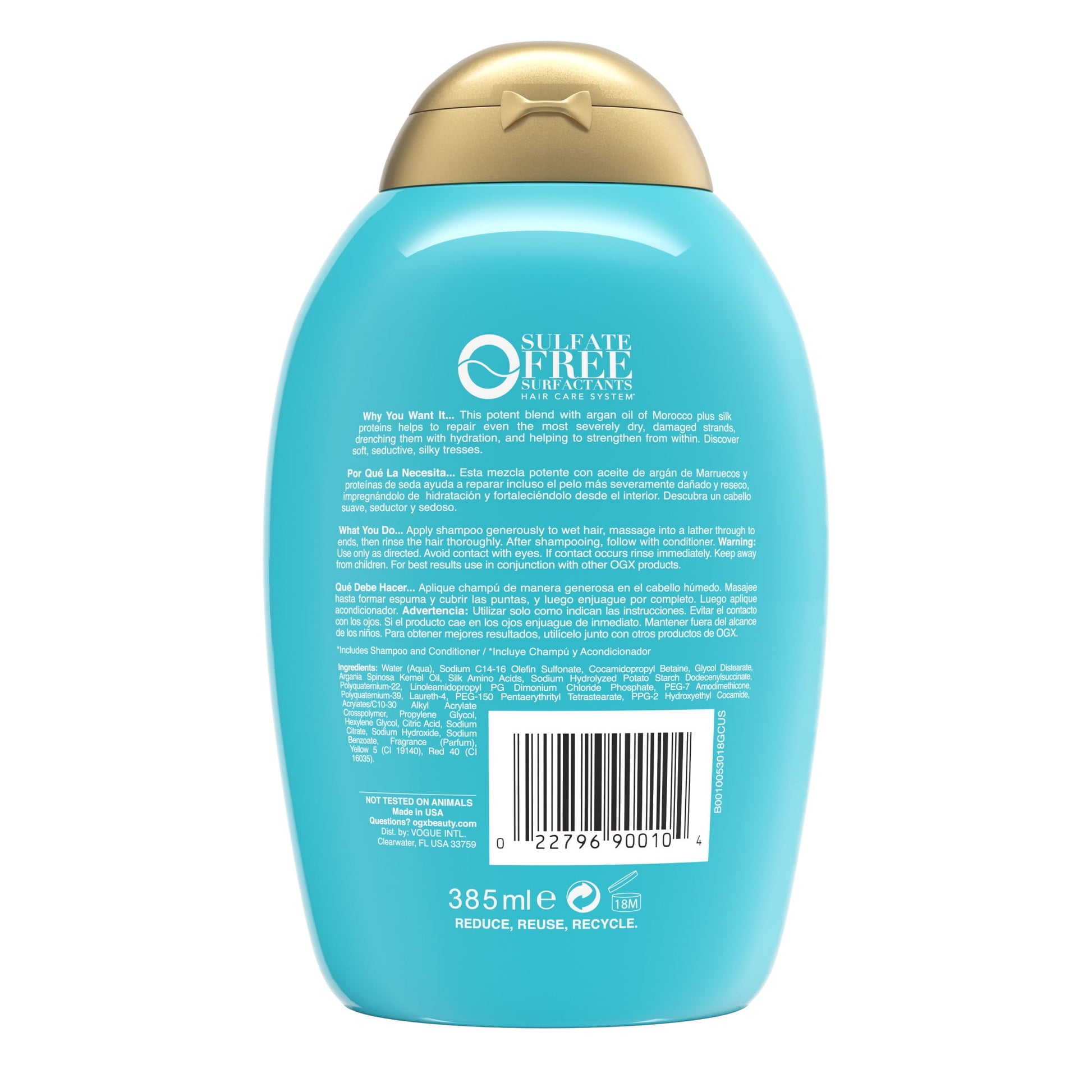 Extra Strength Argan Oil of Morocco Hydrating Shampoo