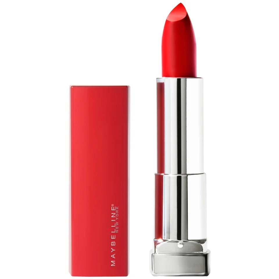 Color Sensational Made for All Lipstick, Red for Me, Matte Red Lipstick, 0.15 Oz.