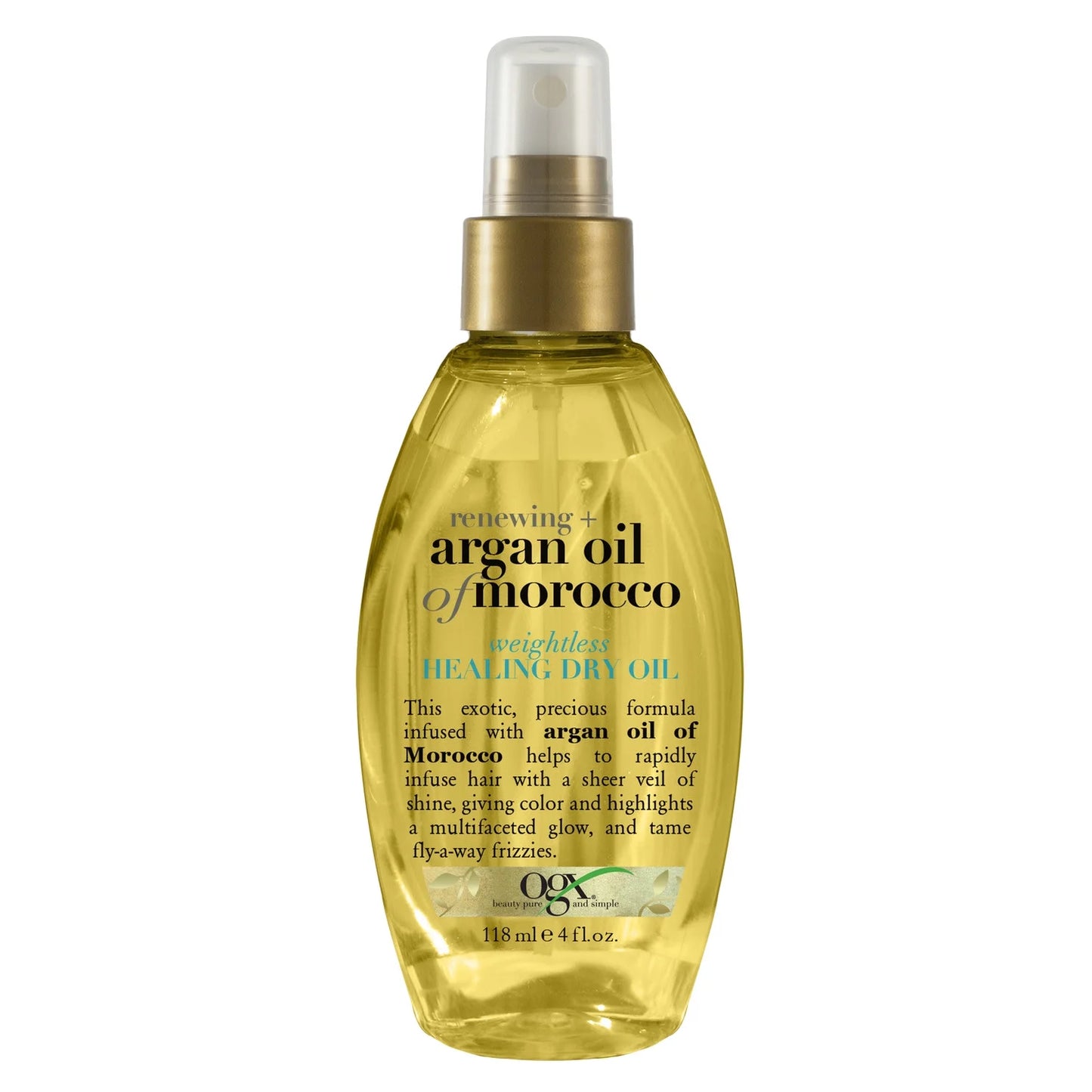 Renewing + Argan Oil of Morocco Weightless Healing Dry Spray for Split Ends, 4 Fl Oz