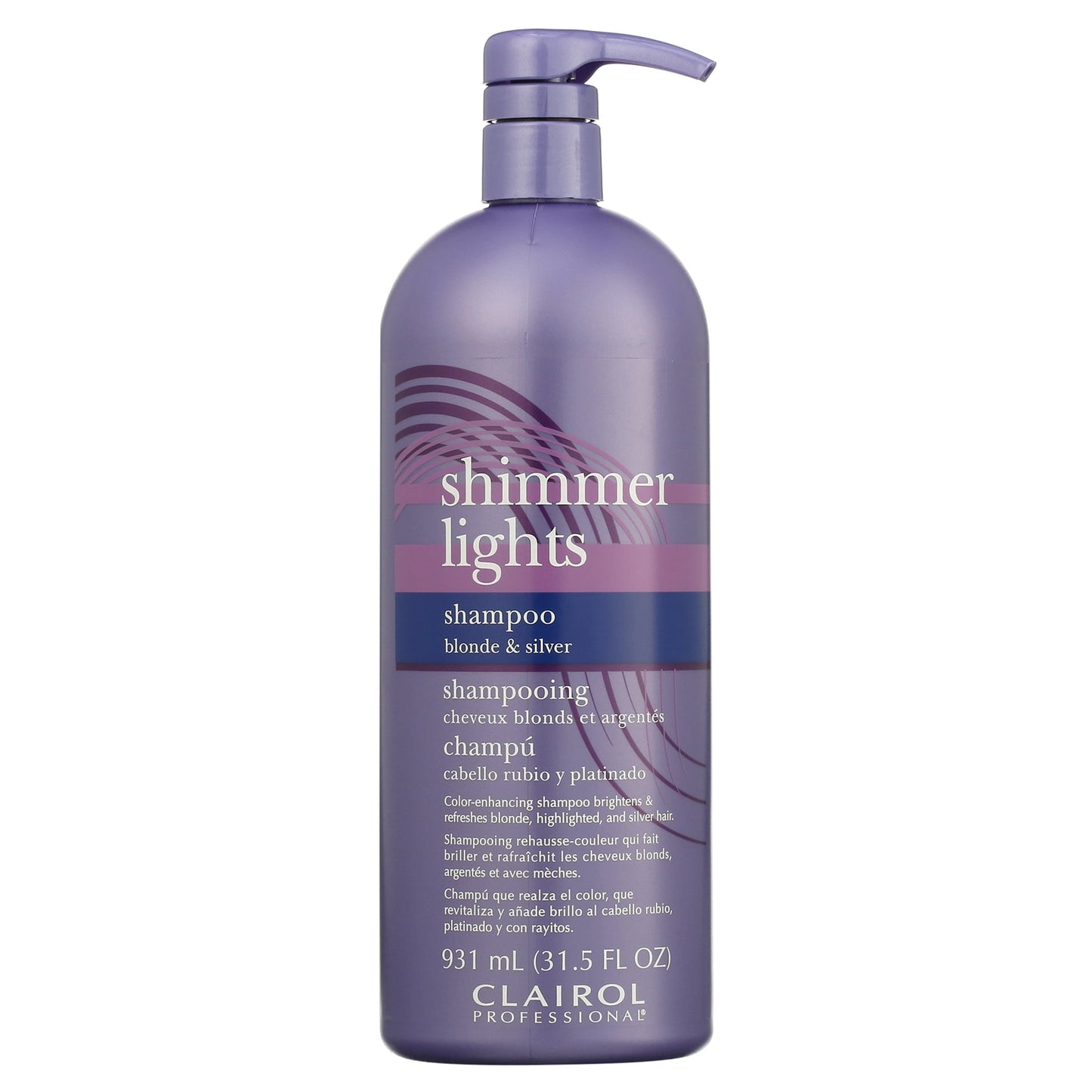 Shimmer Lights Blonde and Silver Shampoo , 31.5 Oz Shampoo