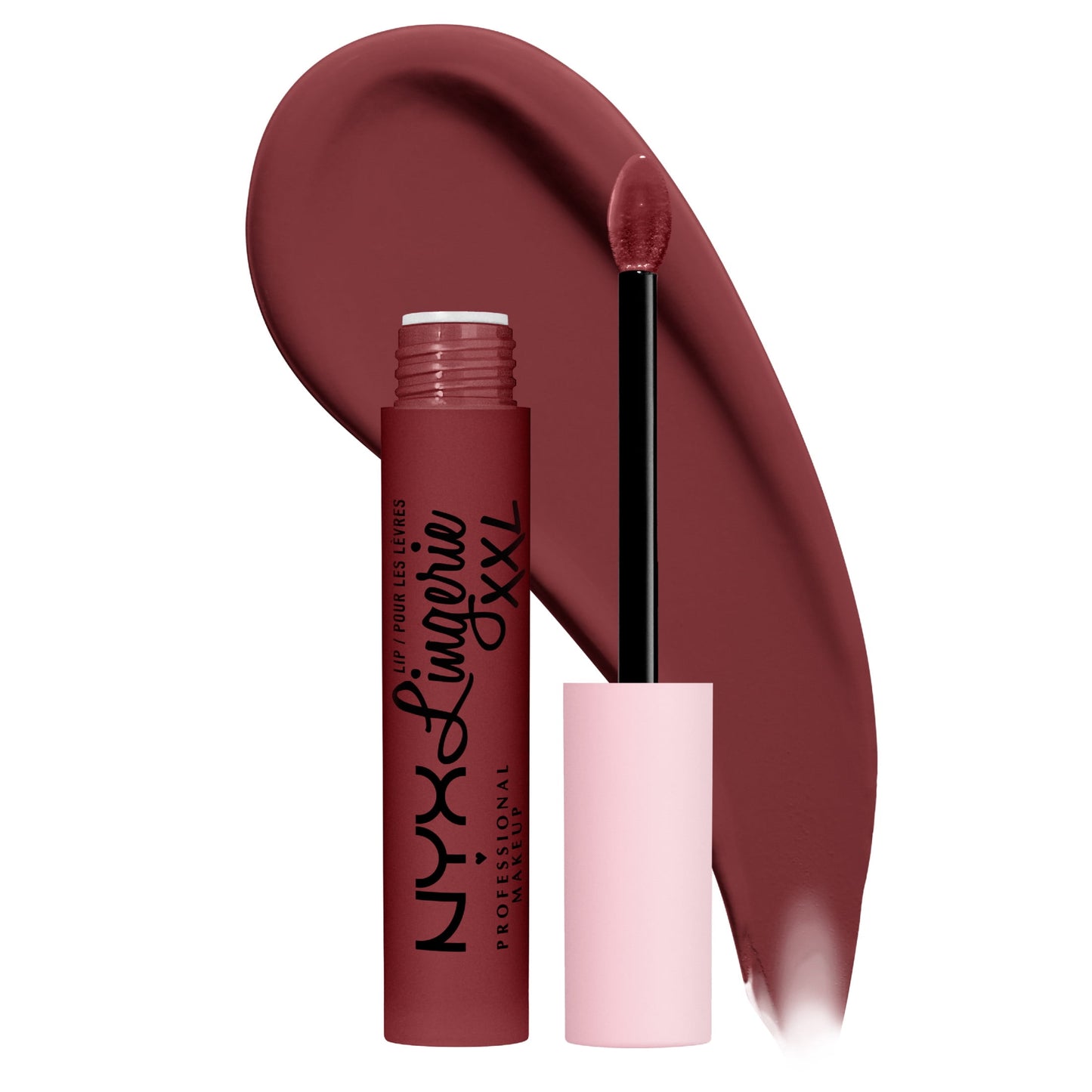 Lip Lingerie XXL Smooth Matte Liquid Lipstick, 16Hr Longwear, Strip N Tease, 0.13 Fl Oz