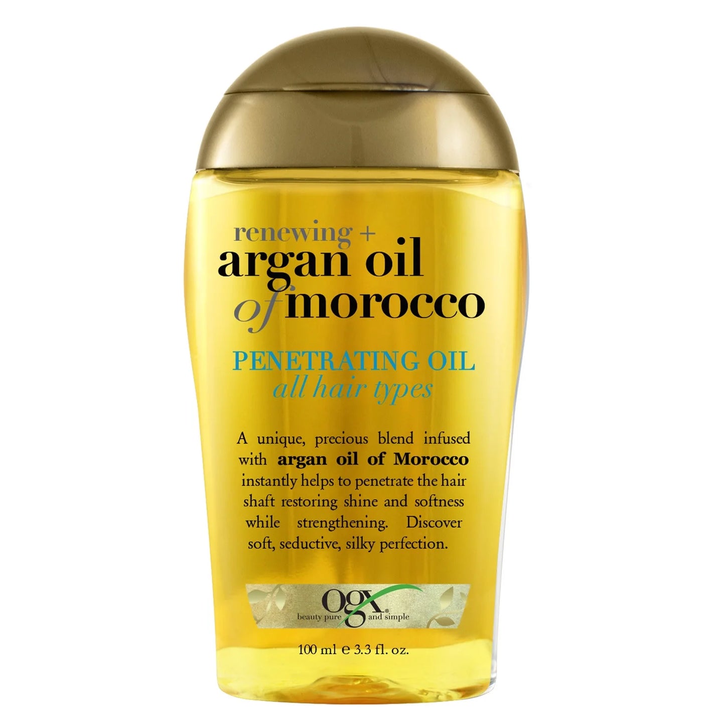 Renewing + Argan Oil of Morocco Penetrating Hair Oil Treatment, 3.3 Oz